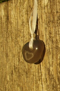 Heart-stone pendant